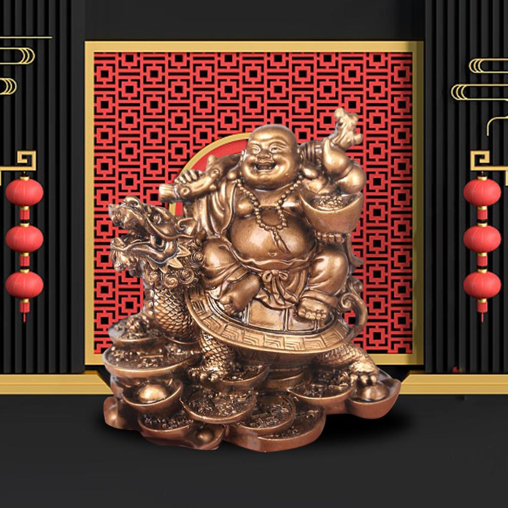 Buddha Statue Chinese Style Decors for Office Temple Crafts