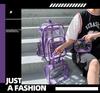 Large Capacity Transparent PVC Backpack for Students
