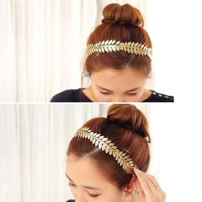 Griechische Göttin Stirnband Blattgold Zweig Haarreifen Krone Braut Hochzeit Kopfschmuck Griechische Göttin Zubehör