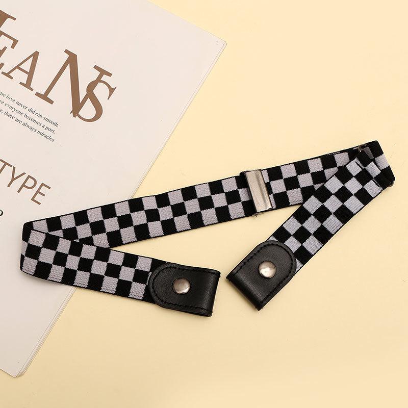 Invisible and Traceless Lazy Belt for Women's Elastic Elastic Trousers Belt for Jeans Pants Large Change Small Waist-retracting Artifact Belt