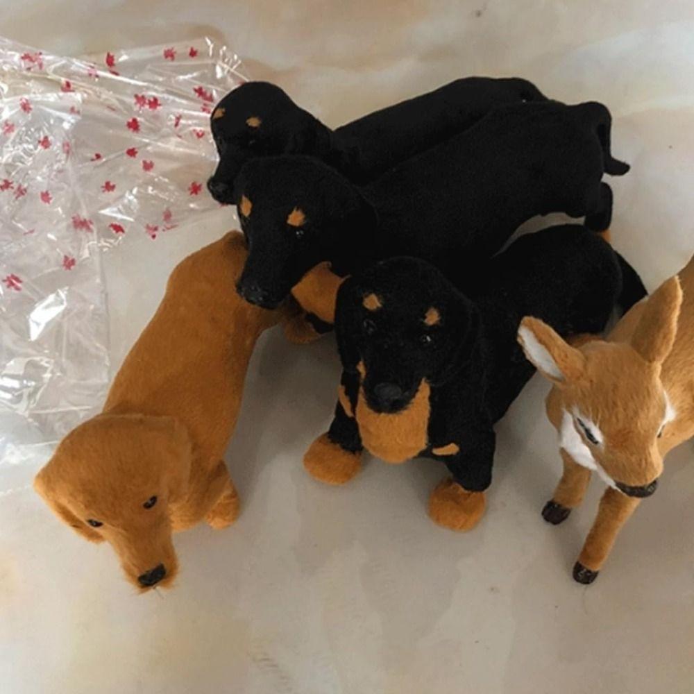 Soft Dog Plush Toy Mimics Natural Movement Mimic Plush Stuffed Toys  for Emotional Support