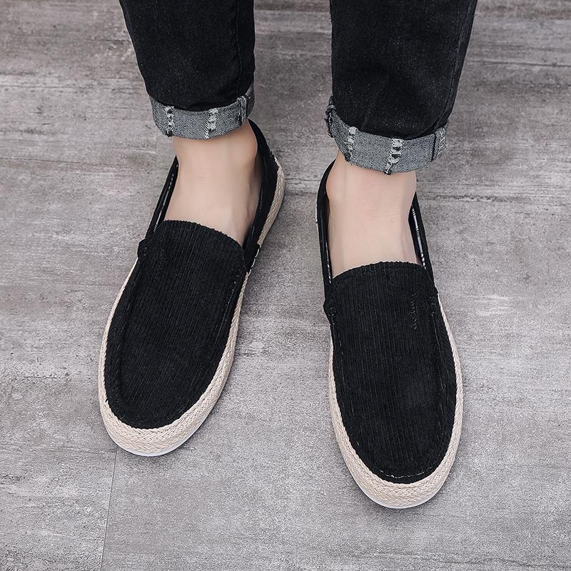 Fashion Casual Shoes for Men Fashion Men's Cloth Shoes Loafers New Comfortable Soft Male Board Shoes Hard Wearing Men's Flats Chaussure