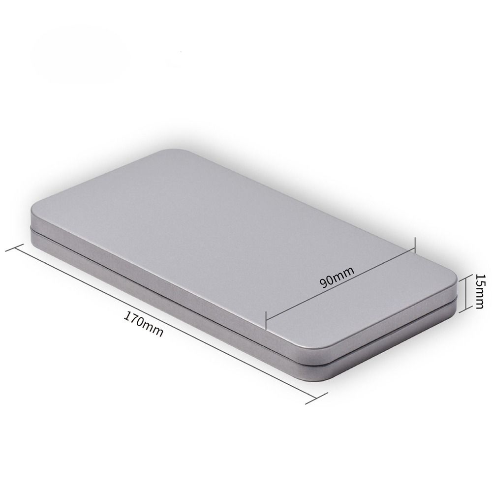 

Многостильные косметические контейнеры Металлические банки для чая Коробка Высокое качество Ногти Свеча Крем Бальзам серебряный