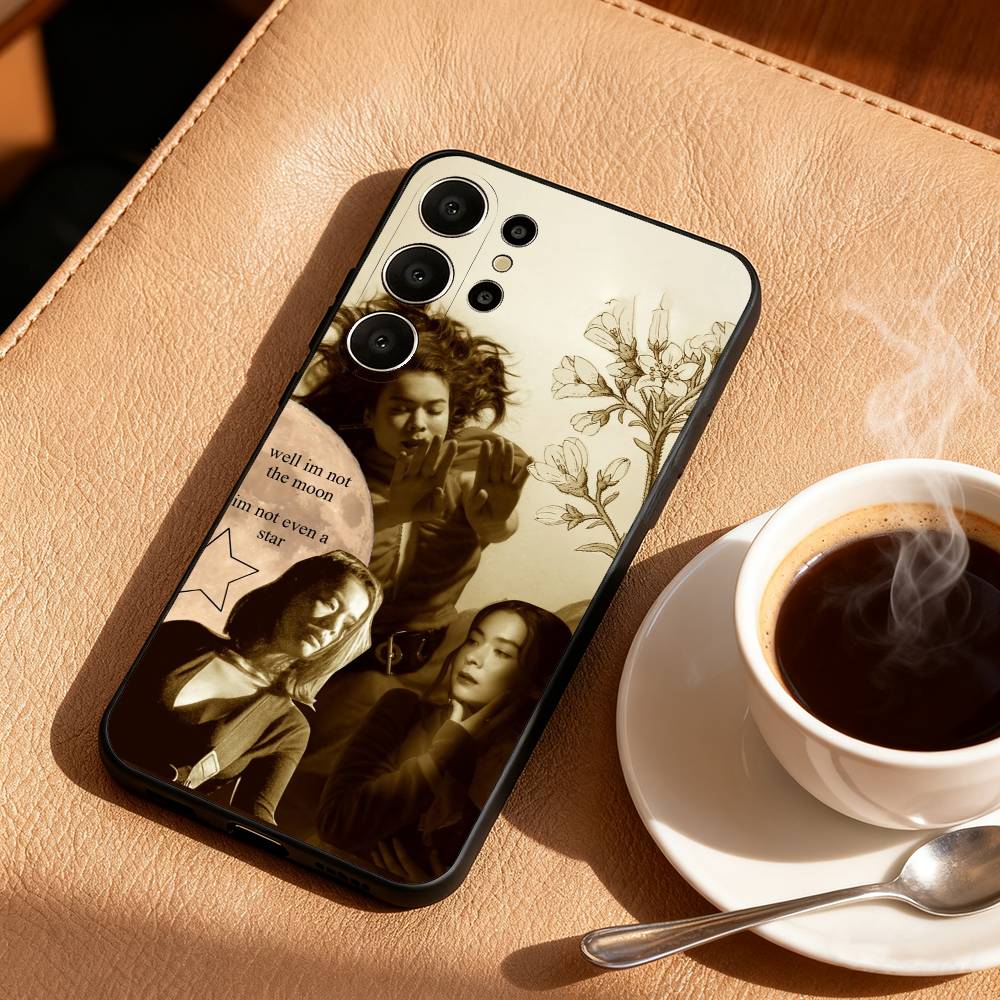 

Singer M-Mitski N-Nobody Phone Case For Samsung S25,S24,S21,S22,S23,S30,Ultra,S20,FE,Lite,10,9,Black Cover Samsung S22ULTRA5G