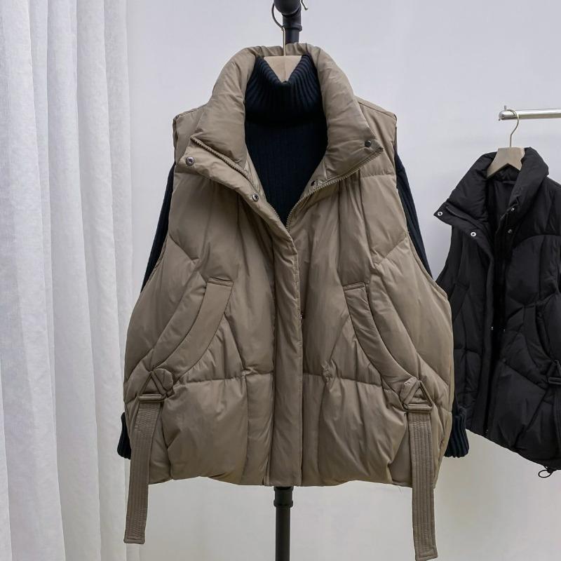 m down cotton vest women's fashion sleeveless jacket other silk