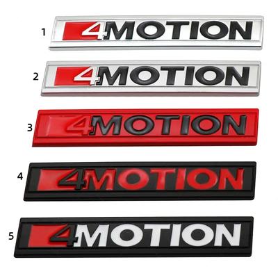 Logo 4motion in Metallo 3D Emblema Adesivo Decalcomanie per Portellone Posteriore Auto