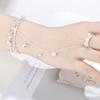 Style Bangle Fairy Charm Bracelet Ring Bangle Adjustable Opening Butterfly Bells Ring Bracelet