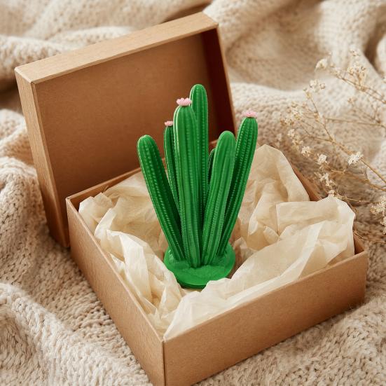 Cactus Jewelry Holder Stand, Creative Desk Organizer for Earrings Necklaces Keys, Exquisite Texture Model Cute Vanity Office Decor , Unique Gift Women