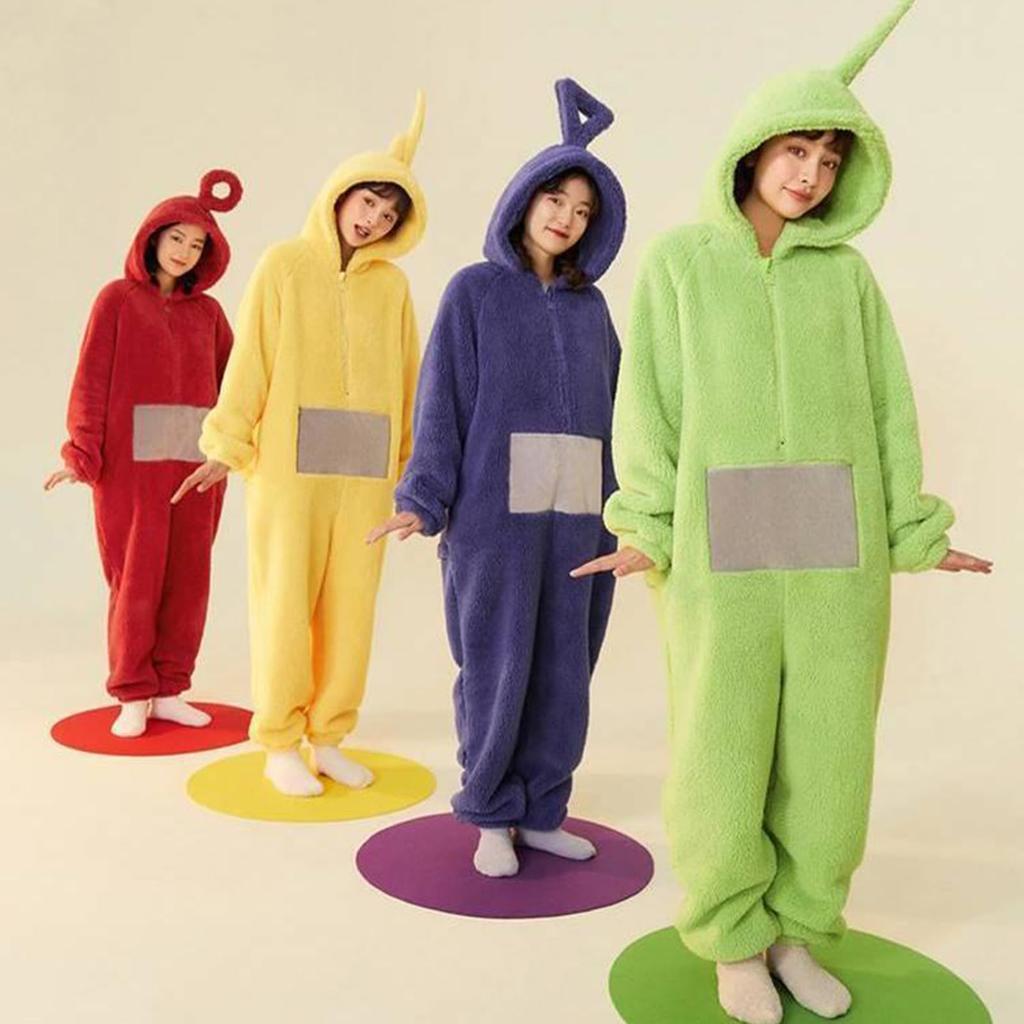 Cute Kigurumi Fluffy Adorable 4 Colors Couple Cold Weather Unisex [Tumao] One-Piece Pajamas, Loungewear, Homewear, Sleepwear, Cosplay, Appearance,