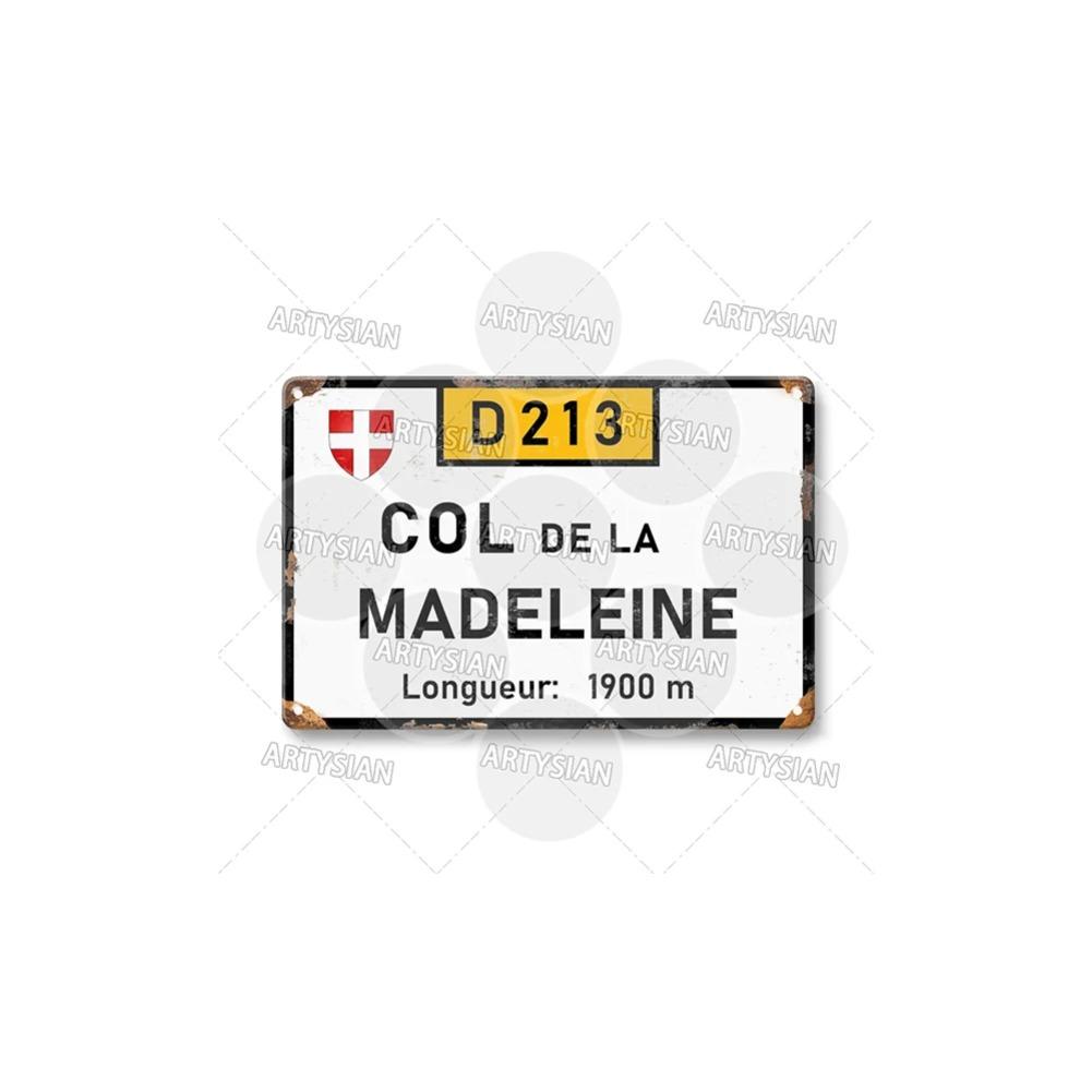 Segno Metallica Corsa Ciclistica Segnaposto Francia Croix de Fer Loze l'Iseran Peyresourde Tramassel d'Izoard Galibier Mont Ventoux