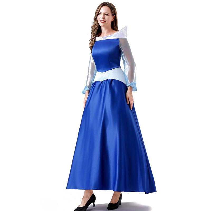 Cosplaycos costume Grimm fairy tale sleeping beauty performance costume cosplay costume Halloween stage costume, Aurora princess dress