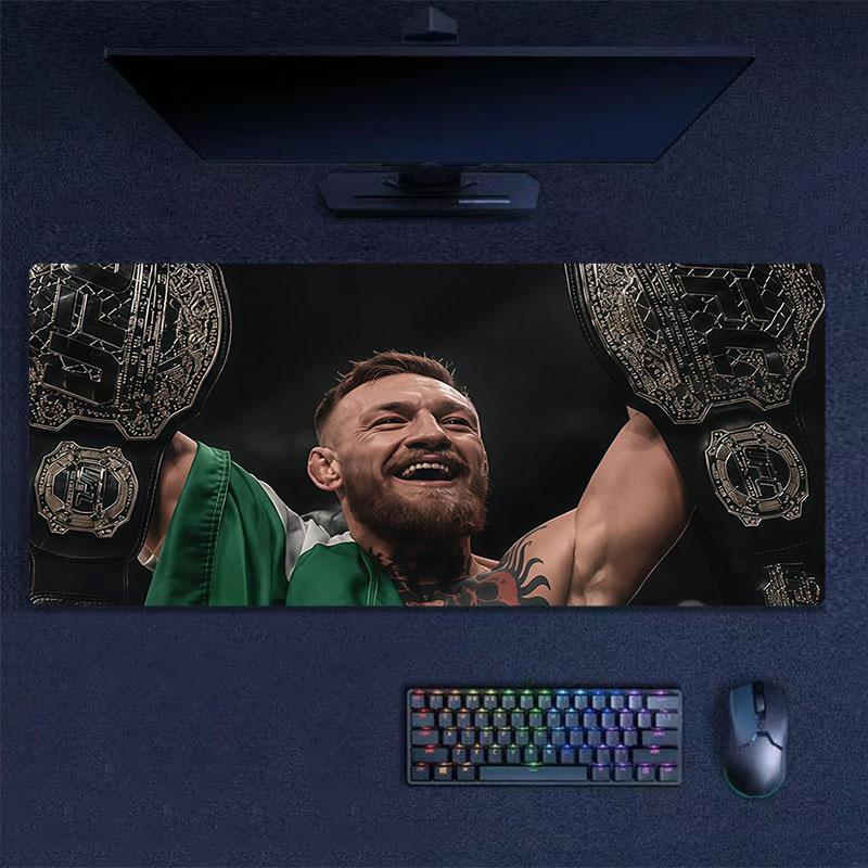 Conor Mouse Pad, Large Gaming Desk Mat, Non-slip XXL Mousepad for Laptop & Tablet, Mini PC Playmat with Stitched Edges