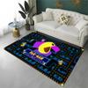 Retro P-Pacman Game Non-Slip Area Rug for Living Room,Bedroom,Playroom,Soft Carpet Floor Mat Home Decor Rug Kids Room Gift