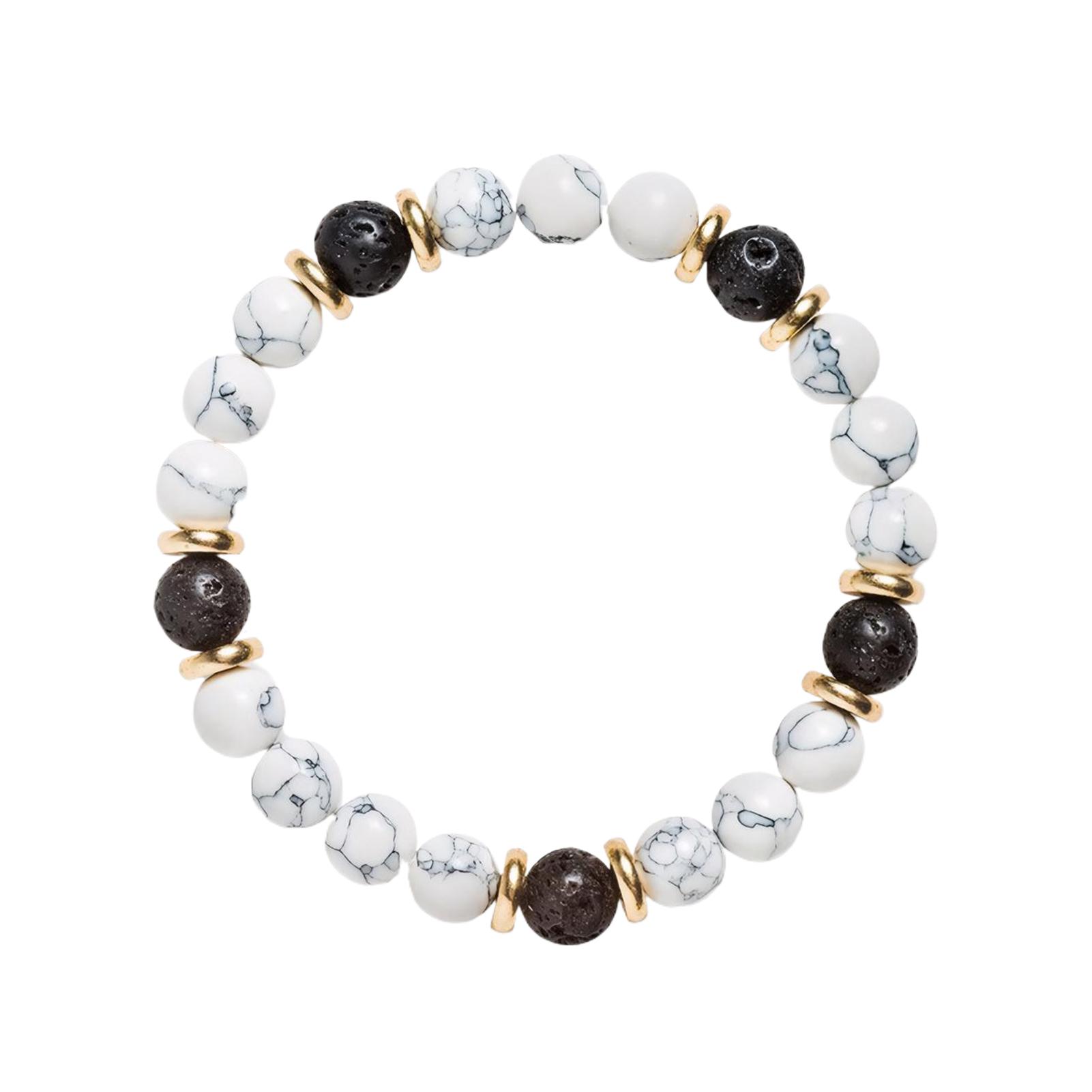 

Творческий браслет из бусин ручной работы из натурального камня для уникального стиля браслет из натурального камня ручной работы