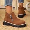 Plus Size Casual Ankle Boots for Women Fall/Winter 2025 High-Top Casual Fashion Ankle Boots for Women