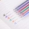 6 Pcs/Lot Transparent Watercolor Frosted Gel 0.5mm Hand Pocket Pen Writing Pen Gift Stationery School Office Supply