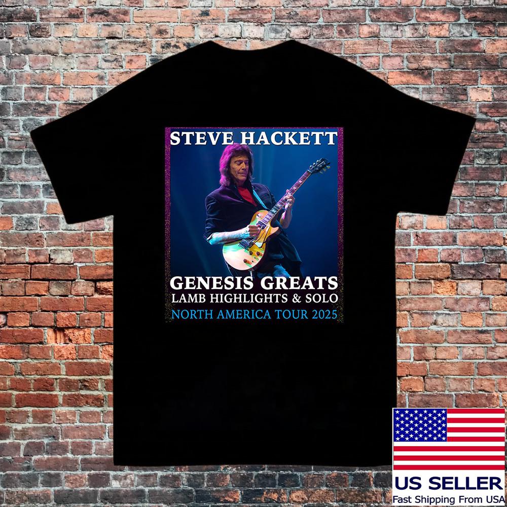 Steve Hackett NORTH AMERICA TOUR Genesis Greats T Shirt  Unisex T-Shirt XXXL