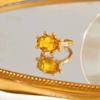 SHIXIN 2026 New Exquisite Colorful Rhinestone Open Rings Women Retro Acrylic Stack Adjustable Knuckle Ring Y2K Jewelry Accessory