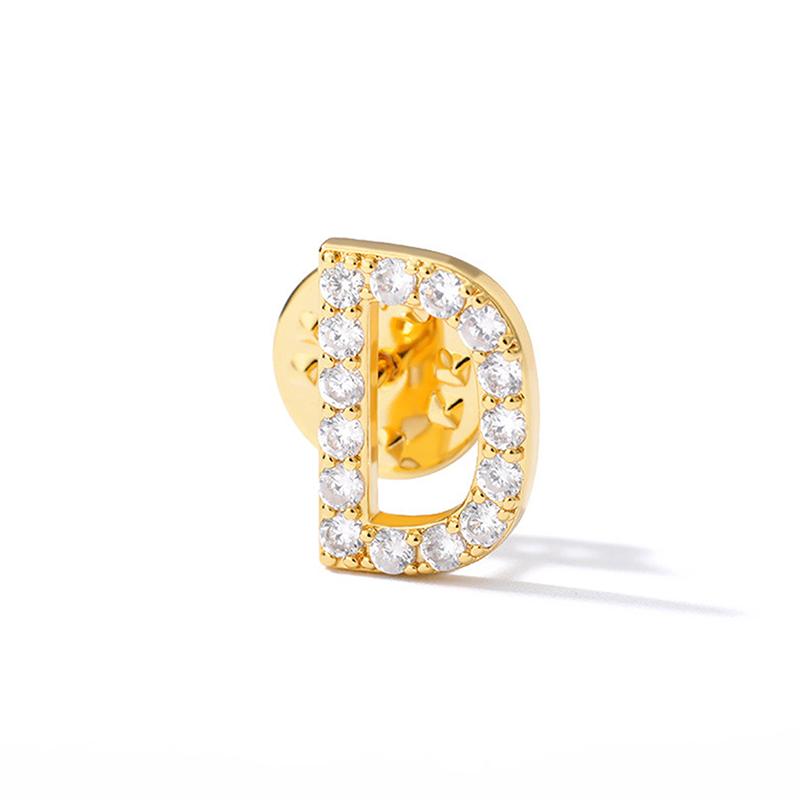 A-Z Letter Brooches For Women Initial Name Brooch Pins For Suit Shirt Collar Accessories   Brooch Jewelry
