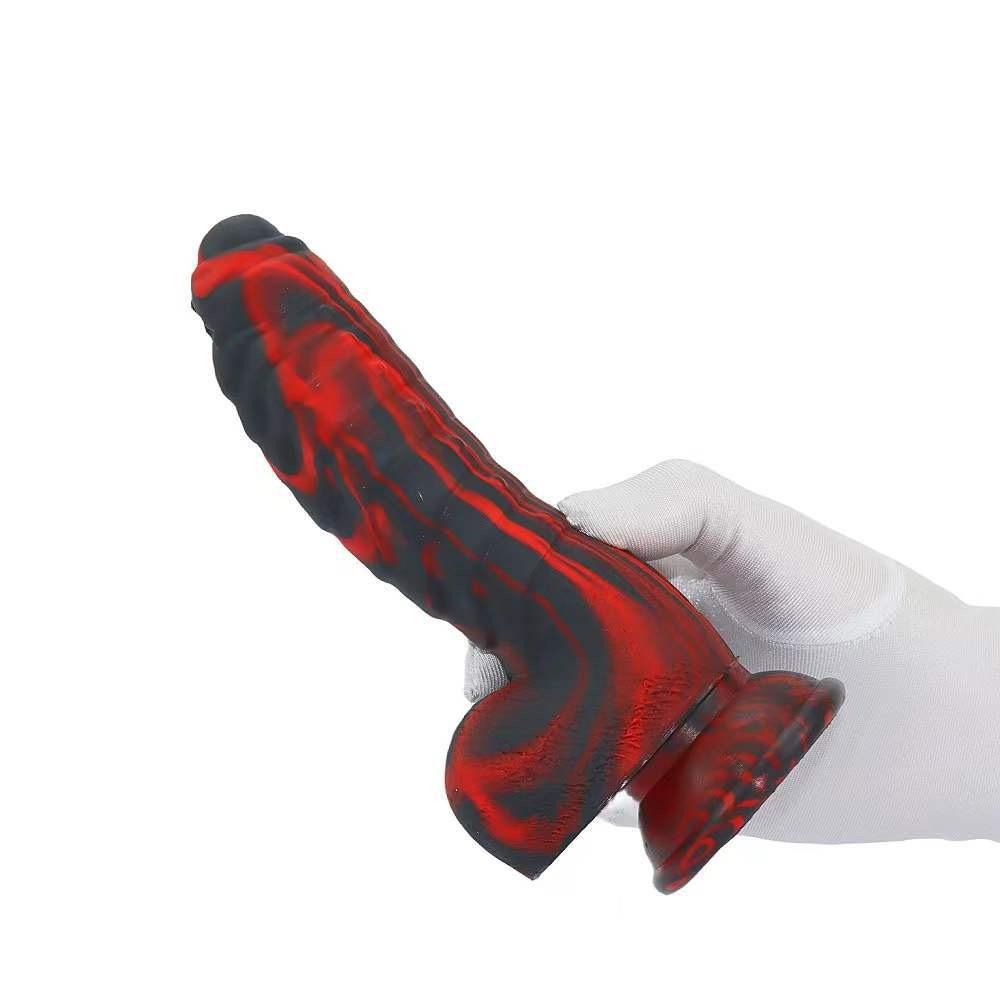 22cm Fantasy Dragon Scale Silicone Dildo, Ultra Soft Liquid Silicone Design, Realistic Texture, Strong Suction Cup, Flexible Premium Collection
