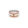 HERMES  #15(JP Size)  ring Orange Silver925 Women