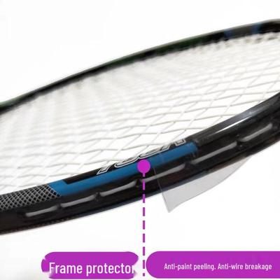 Clear Anti-Peeling Racket Protection Sticker for Tennis, Badminton, and Table Tennis