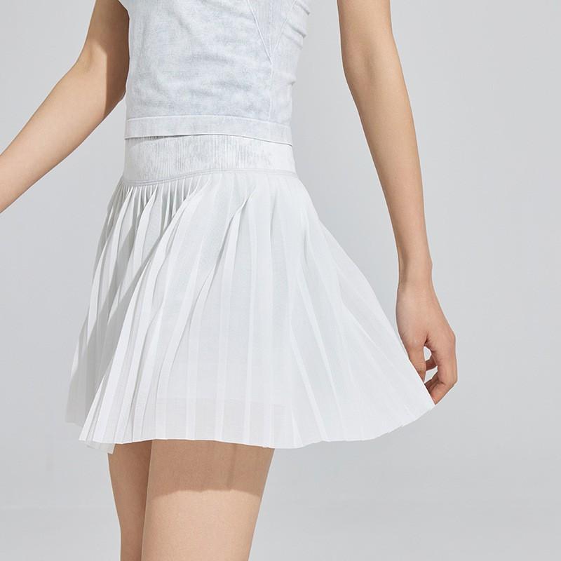 Breathable Padded Cycling Skirt Quick Dry Athletic Tennis Golf Running Sports Short Pleated Skort
