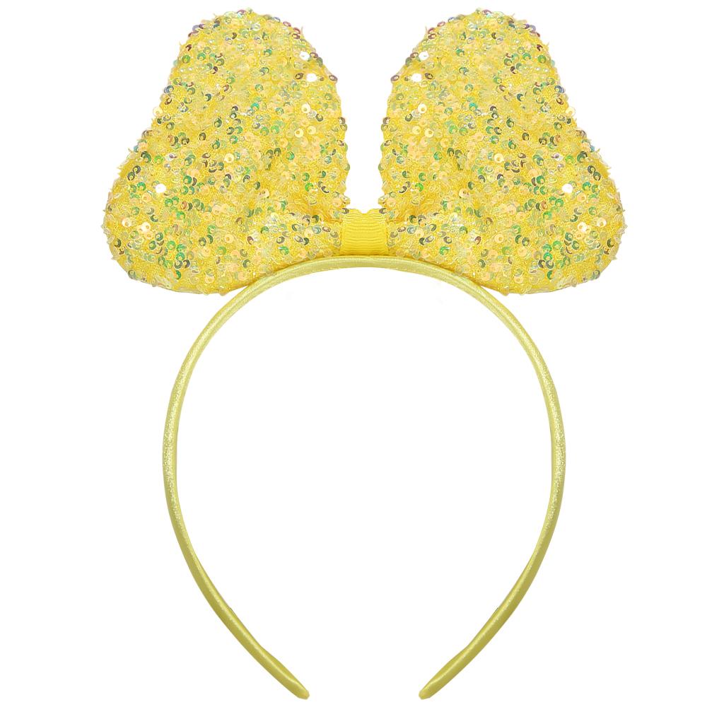 Großes Glitzer Schleifen Stirnband für Mädchen Rote Pailletten Schleife Haarbänder Halloween Weihnachtsfeier Cosplay Kostüm Geschenke für Teenager Frauen