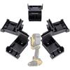 5pcs Power Tool Battery Holder Mount Stand  2-in-1 Battery and Tool Storage Rack Bracket