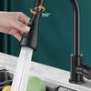 Universal 360° Rotate Kitchen Faucet Extender Aerator Plastic Splash Filter Kitchen Washbasin Faucet Bubbler Nozzle