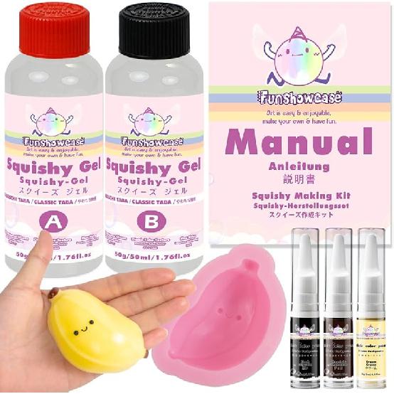 Фруктовый Сквиши Набор для Творчества Силиконовый Банан Силиконовая Форма Цветная Паста Banana