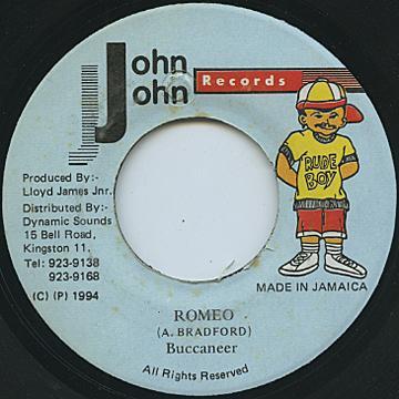 

7inch Record BUCCANEER - Romeo NONE John John Recor 1994 Jamaica Reggae, Ska & Dub Used