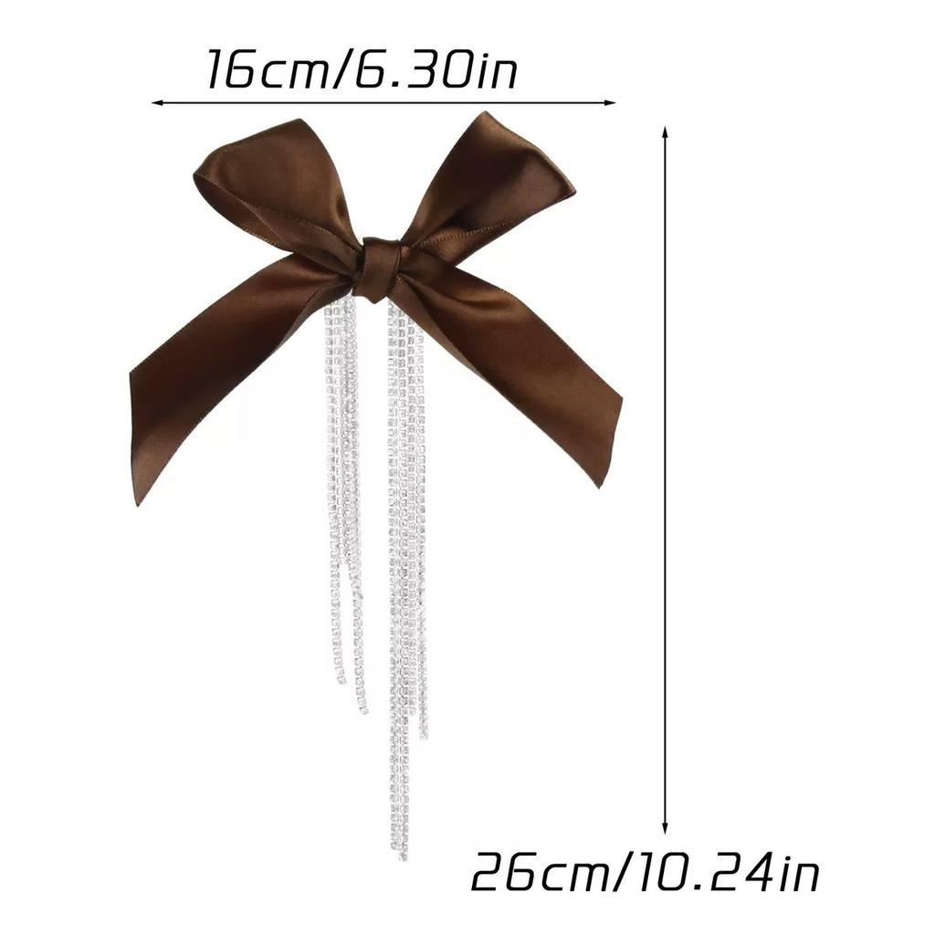 Elegant Gold Twist Ties Christmas Tree Bows Red Color Pearl Tassel Gift Wrap Bows Vintage Style Red Ribbon Bows Gift Wrapping