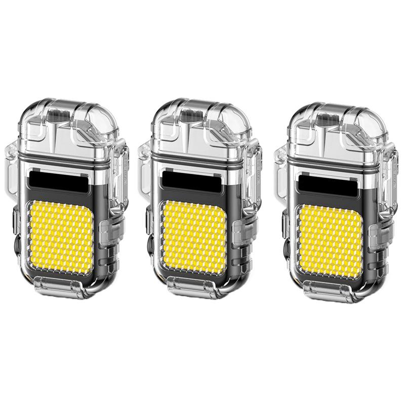 Multifunktionale Mini-COB-Schlüsselanhängerleuchte für Lade- und Wartungsarbeiten, Outdoor-Notleuchte mit Zündfunktion