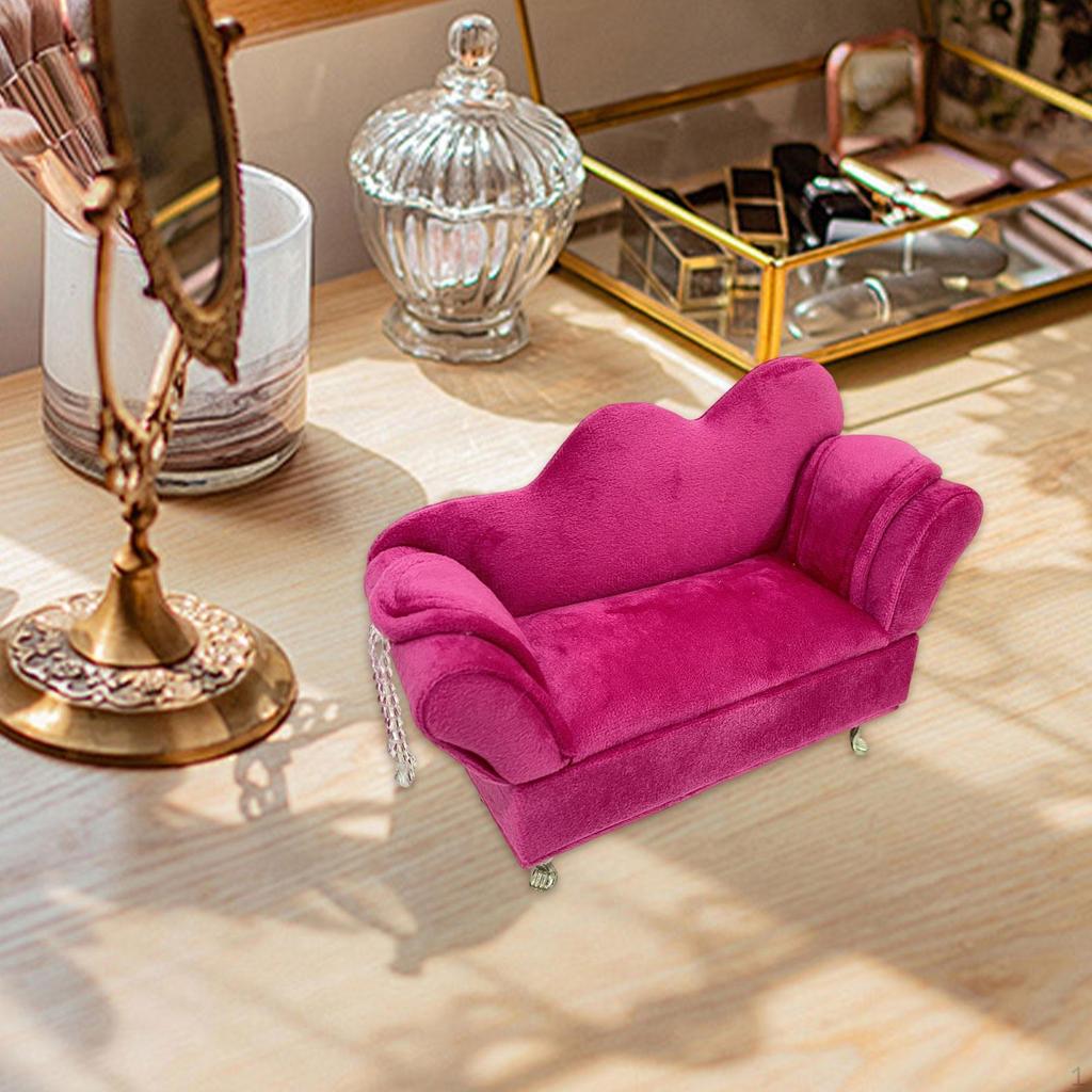 Decorative Jewelry Box for Sofa, Trinket Box, Organizer, Display Case Brooches,
