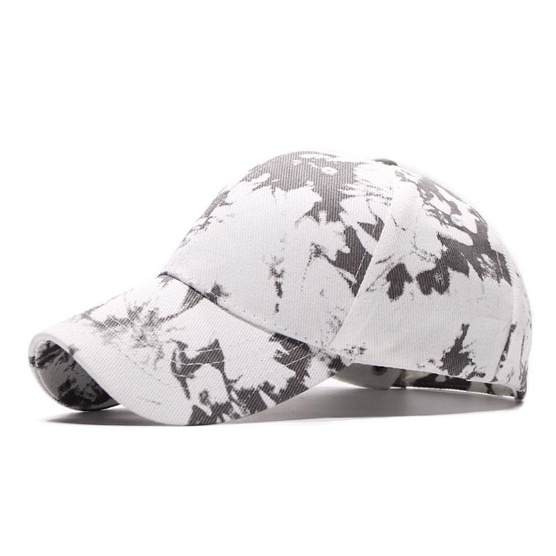 New tie-dye baseball cap men's and women's fashion trend cap spring and summer outdoor leisure visor