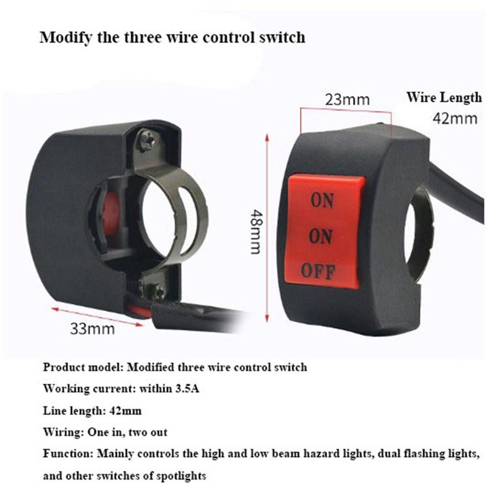 Plastic Motorcycle Modification Switch 2 Styles Electric Vehicle Parts  Electric Bike Accessories