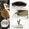 CELABE Coffee Filter Case Camping Cotton Canvas Paraffin Processed with Dividers Waterproof Large Capacity (Coyote)