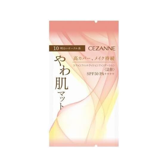 [Cezanne] [Limited stock] Chiffon Fit Cushion Foundation (Refill) 10 Bright ocher type ** **