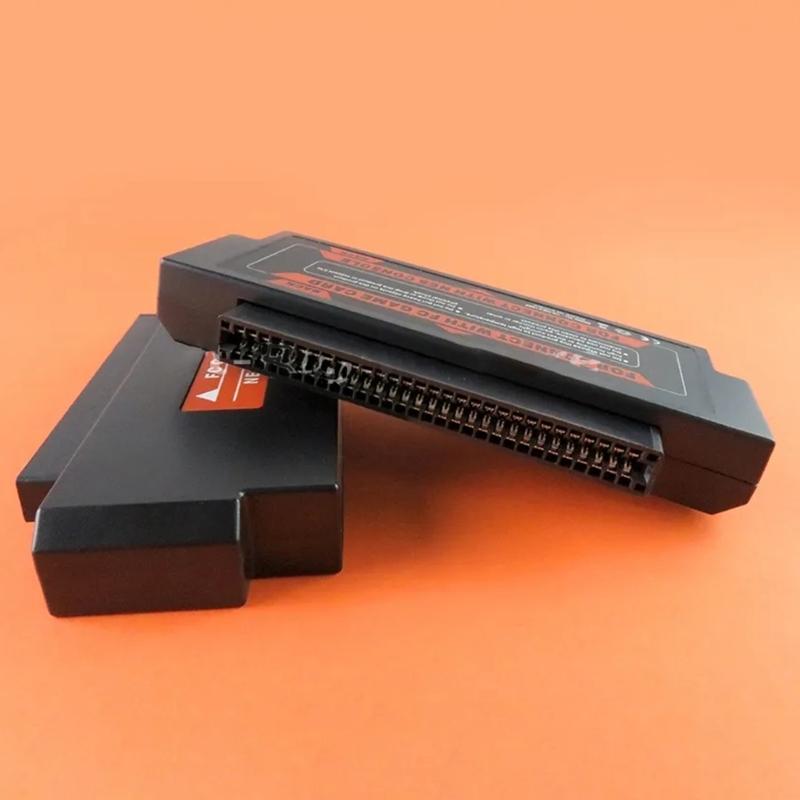 60-Pin auf 72-Pin Konverter mit Gehäuseschale für NES Konsolensystem Spielkarten-Kassettenadapter Ersatzteil