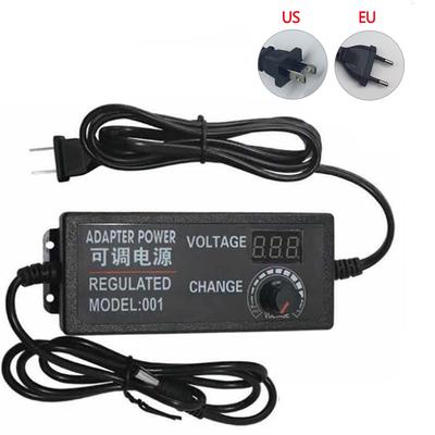Adjustable AC To DC 3V 9V 12V 24V Universal Power Adapter Supply Display Screen Power Switching