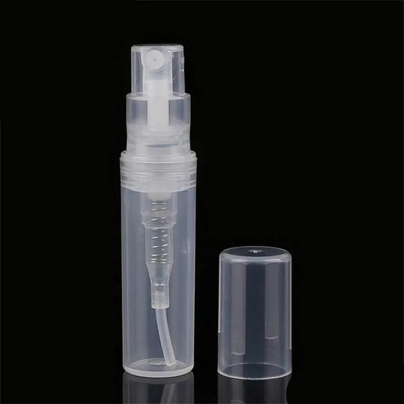 10 Stück 2ml 3ml 5ml Tragbar Klar Kunststoff Parfümflasche Zerstäuber Sprühflasche Mini Probe Teströhrchen Dünn PET Fläschchen