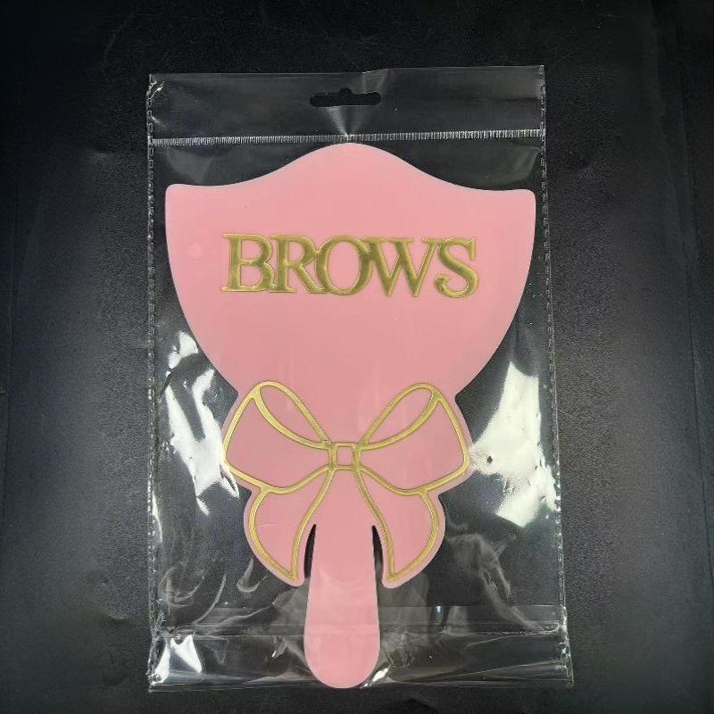 Eyelash Technician Photo Prop Acrylic Handheld Mirror Lash Beauty Cards For Social Media Lash Salon Lash Extension Displaytools