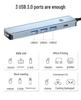 Three-in-One Type-C Multifunctional Dock: 4K HDMI, PD100 Fast Charging, USB 3.0 Ports