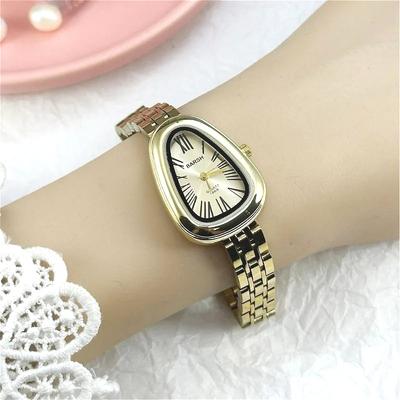 Women Irregular Snake Head Dial Ladies Quartz Watch Stainless Steel Strap Wristwatch Fashion Luxury Clock