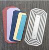 2pcs Pierced Frame Cut Dies Scrapbooking Steel Cutting Dies Stencils Embossing DIY Card Photo Album Template Metal Craft