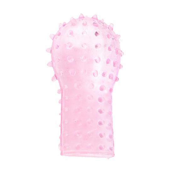 Finger Stimulator Enhance Internal Sensation Scratch Resistant TPE Clitoris Finger Massaging Cot for Couple