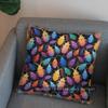 2D Colorful Beetle Pattern Digital Print Pillow Cover Pattern Cushion Cover Suitable For Sofa Bedroom Car Pillow Cover