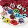 12/36/72/144Pcs Mini Stamen Flower Artificial Flowers Craft Fake Flowers For Wedding Bouquet Party Box Scrapbooking Decor