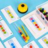 Montessori Bead Clamping Toy: Fine Motor Skills & Color Recognition Tool for Children